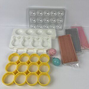 Baking & Sweet Treat Mold Set: Cake Pops, Cakesicles & Candy Accessories Lot 9